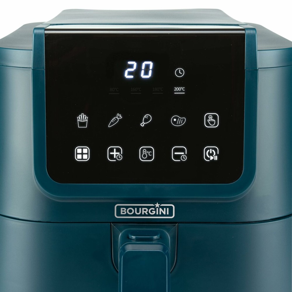 Air Fryer Bourgini 184176 AZUL Black 8 L