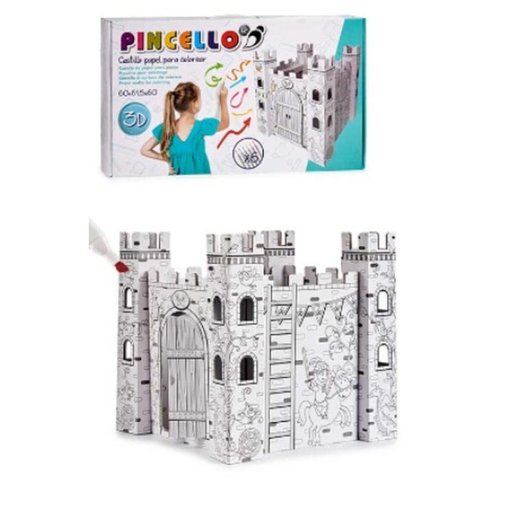 Travaux Manuel en papier Pincello CV20983 Château (4 Unités)