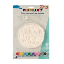 Craft Game Painting Plaster 3,5 x 38 x 25 cm (18 Units)