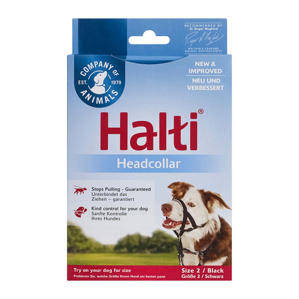 Dressurhalsband für Hunde Company of Animals Halti Schwarz Maulkorb (35-48 cm)