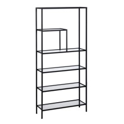 Shelves Black Crystal Iron 70 x 23 x 161 cm