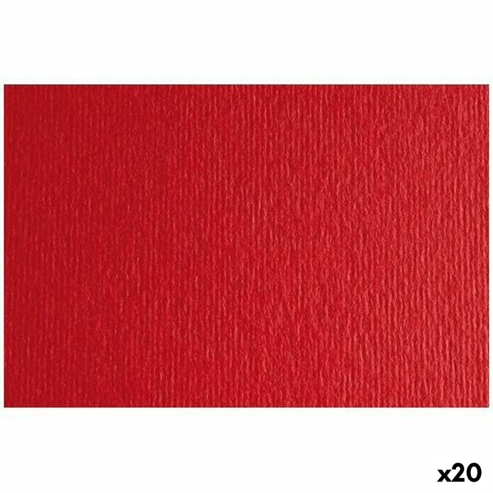 Pappe Sadipal LR 200 Rot 50 x 70 cm Texturiert (20 Stück)