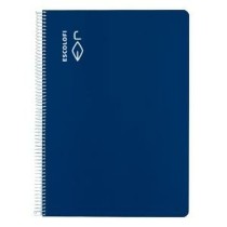 Cahier ESCOLOFI Bleu A4 Din A4 40 Volets (5 Unités)