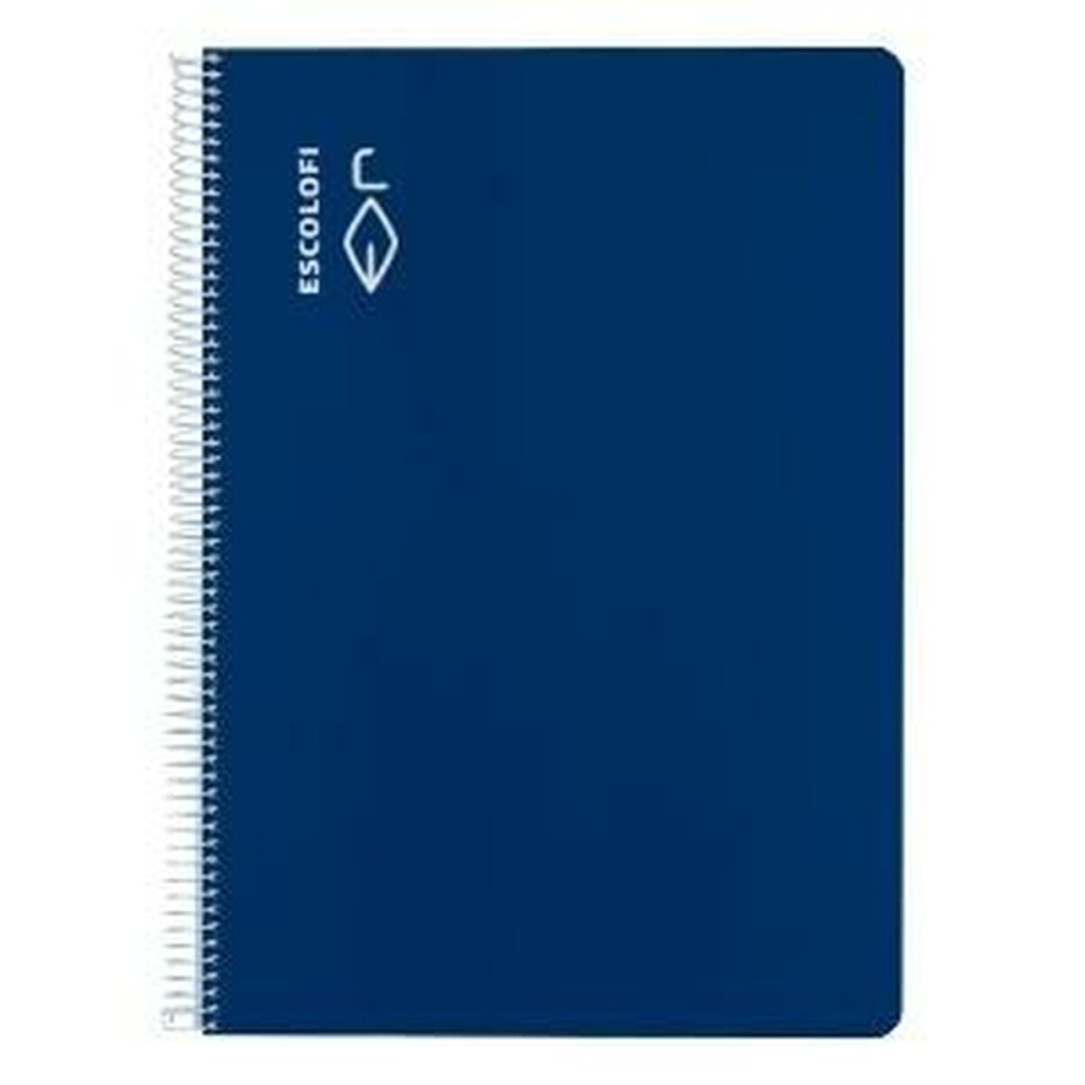 Notebook ESCOLOFI Blue A4 Din A4 40 Sheets (5 Units)