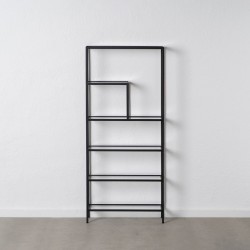 Shelves Black Crystal Iron 70 x 23 x 161 cm