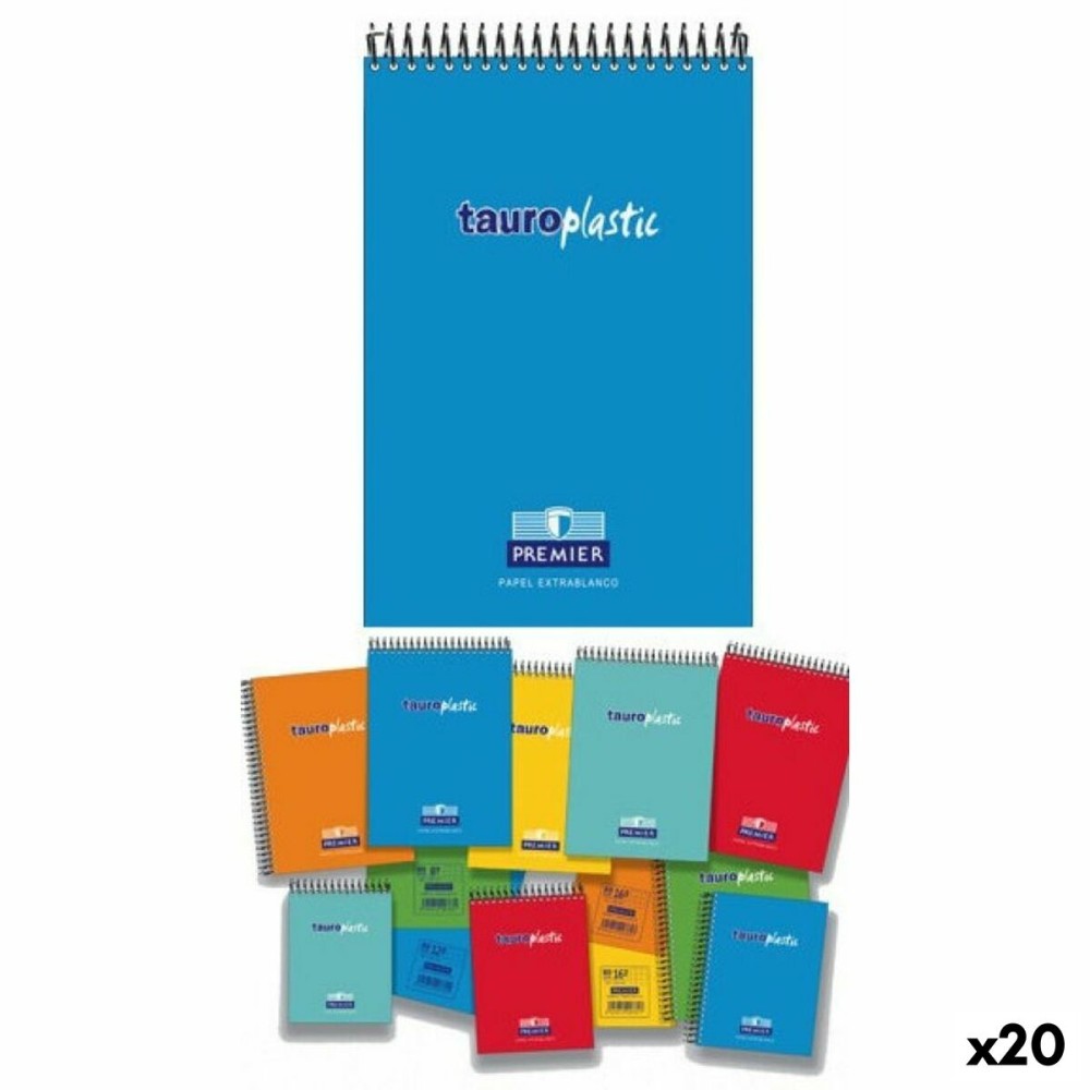 Notepad Tauroplastic 1/12 80 Sheets (20 Units)