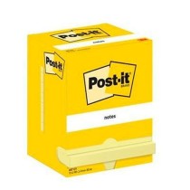 Haftnotizen Post-it 657 Gelb 12 Stücke 76 x 102 mm