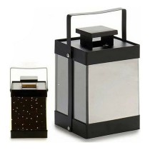 Lanterne à LED Gift Decor LE16134XS LE16134XS Noir Miroir 12,5 x 18,5 x 12,5 cm