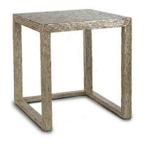 Satz mit 2 Tischen Gift Decor TLC-82020/2 BIG-S3603662 Weiß Beige Gold 42,5 x 61 x 60 cm (2 Stücke) (2 Stück)