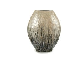 Vase Gift Decor TLC-82015/2L TLC-82015/2L Grau Perlmutt Spanplatte 17,5 x 45 x 37 cm