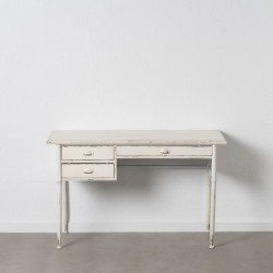 Bureau Crème Fer 122 x 55 x 75 cm