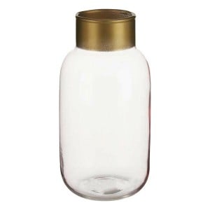 Vase Gift Decor V1224IP-C V1224IP-C Rosa Gold Glas weich 11,5 x 24 x 11,5 cm