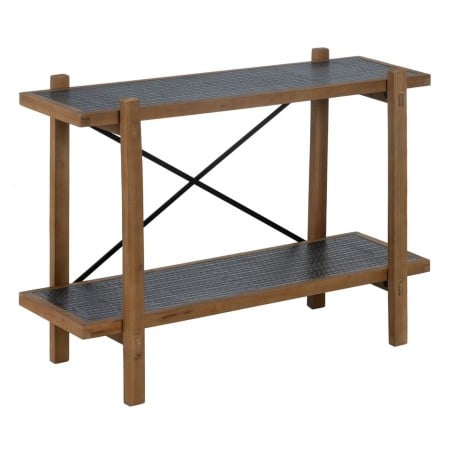 Shelves OSLO Black Natural Iron 107 x 40 x 80 cm