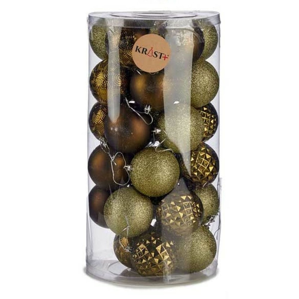 Weihnachtskugeln-Set Krist+ HM20113-073 HM20113-073 grün PVC (4 Stück)