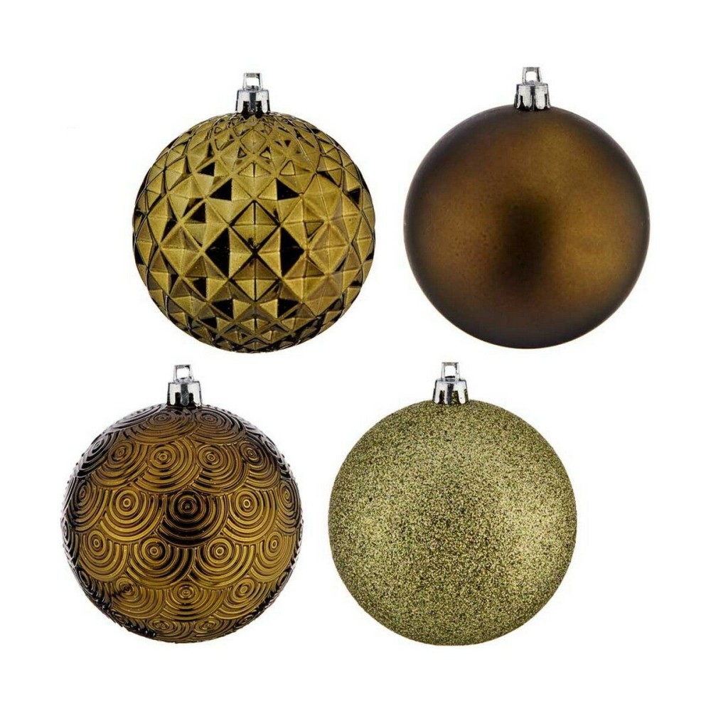 Weihnachtskugeln-Set Krist+ HM20113-073 HM20113-073 grün PVC (4 Stück)
