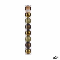 Weihnachtskugeln-Set Krist+ HM20302-073 HM20302-073 grün Kunststoff Ø 7 cm (24 Stück)