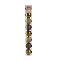 Weihnachtskugeln-Set Krist+ HM20302-073 HM20302-073 grün Kunststoff Ø 7 cm (24 Stück)