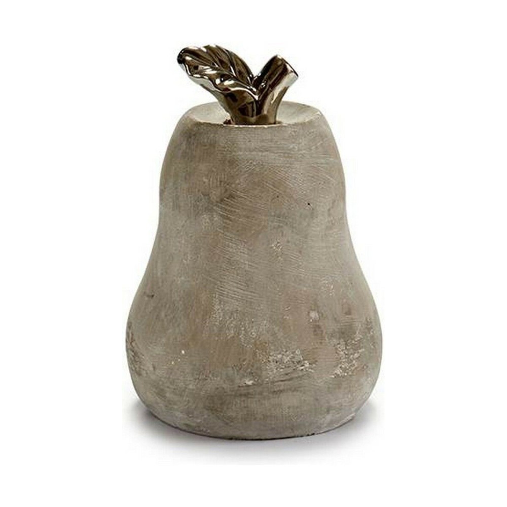 Decorative Figure Gift Decor CD36278-1 CD36278-1 Grey Pear 15 x 20,5 x 15 cm Cement (6 Units)