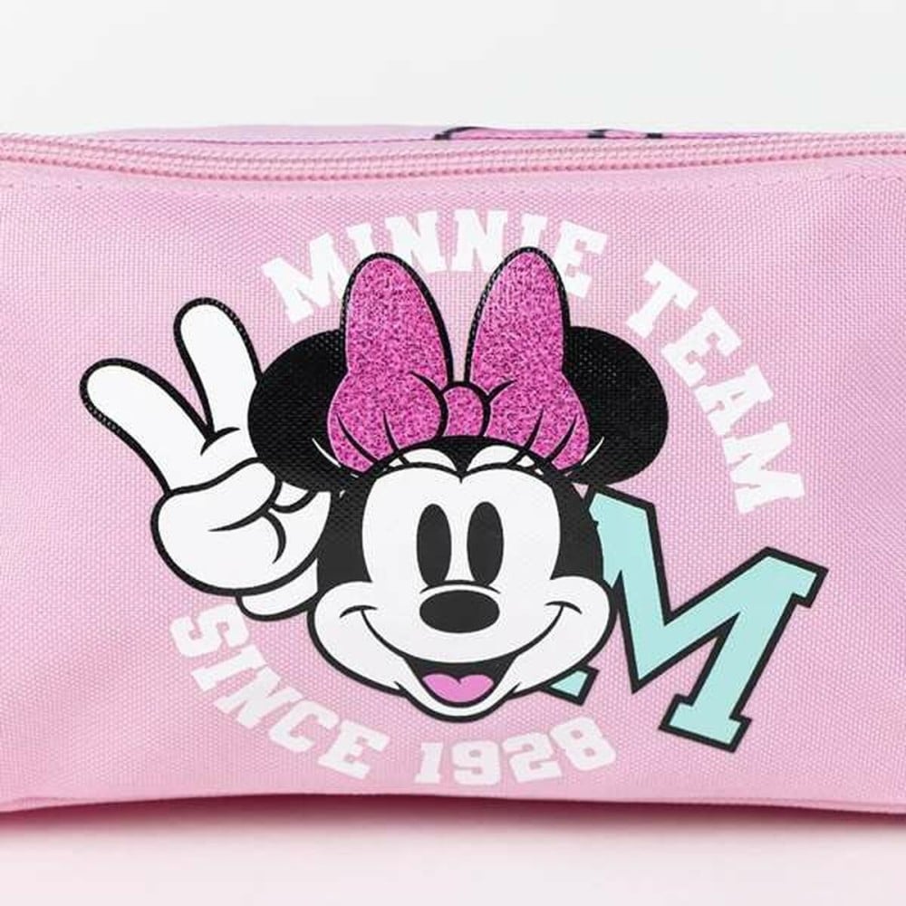 Schulmäppchen Minnie Mouse Pink 11,5 x 2 x 22,5 cm