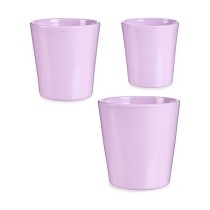 Set of pots Ibergarden LINCE PQ - SMC LINCE PQ - SMC Lilac Clay 16,5 x 16 x 16,5 cm (6 Units)