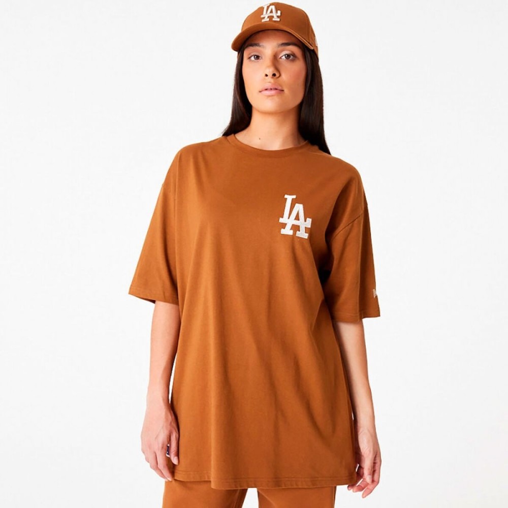 Men’s Short Sleeve T-Shirt New Era  TEE LOSDOD TPNSTN 60416427 Brown