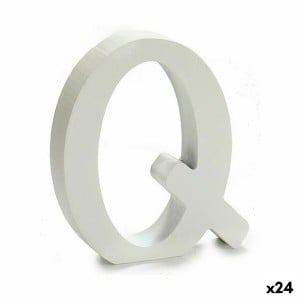 Buchstabe Pincello 1711053 Q Weiß 2 x 16 x 14,5 cm (24 Stück)