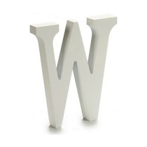 Letter Pincello 1711023 W White 1,8 x 21 x 17 cm (12 Units)