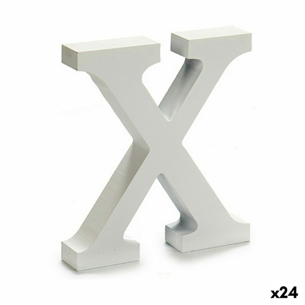 Lettre Pincello 1711060 X Blanc 2 x 16 x 14,5 cm (24 Unités)