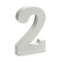 Numéro Pincello 1711065 2 Blanc 2 x 16 x 14,5 cm (24 Unités)