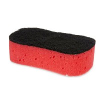 Scheuerschwamm 11880004 11880004 Schwarz Rot Polyurethan Schaum Abrasive Faser 7,3 x 4 x 12,3 cm (40 Stück)