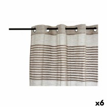 Curtain Gift Decor SLB8125-5 SLB8125-5 Brown 140 x 0,1 x 260 cm 26,5 x 42 x 5 cm Stripes