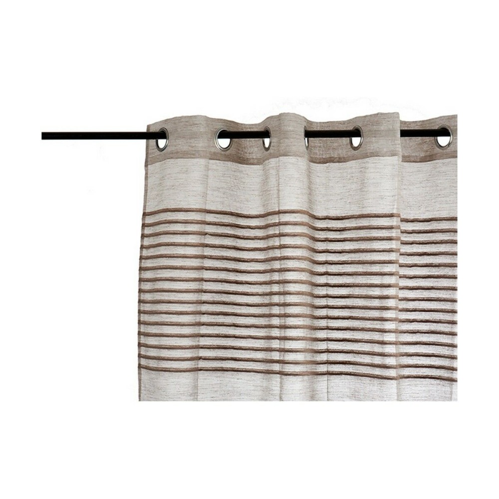 Curtain Gift Decor SLB8125-5 SLB8125-5 Brown 140 x 0,1 x 260 cm 26,5 x 42 x 5 cm Stripes