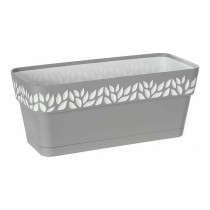 Planter Stefanplast 94379 Cloe White Grey Plastic 13,3 x 12,3 x 29,3 cm (12 Units)
