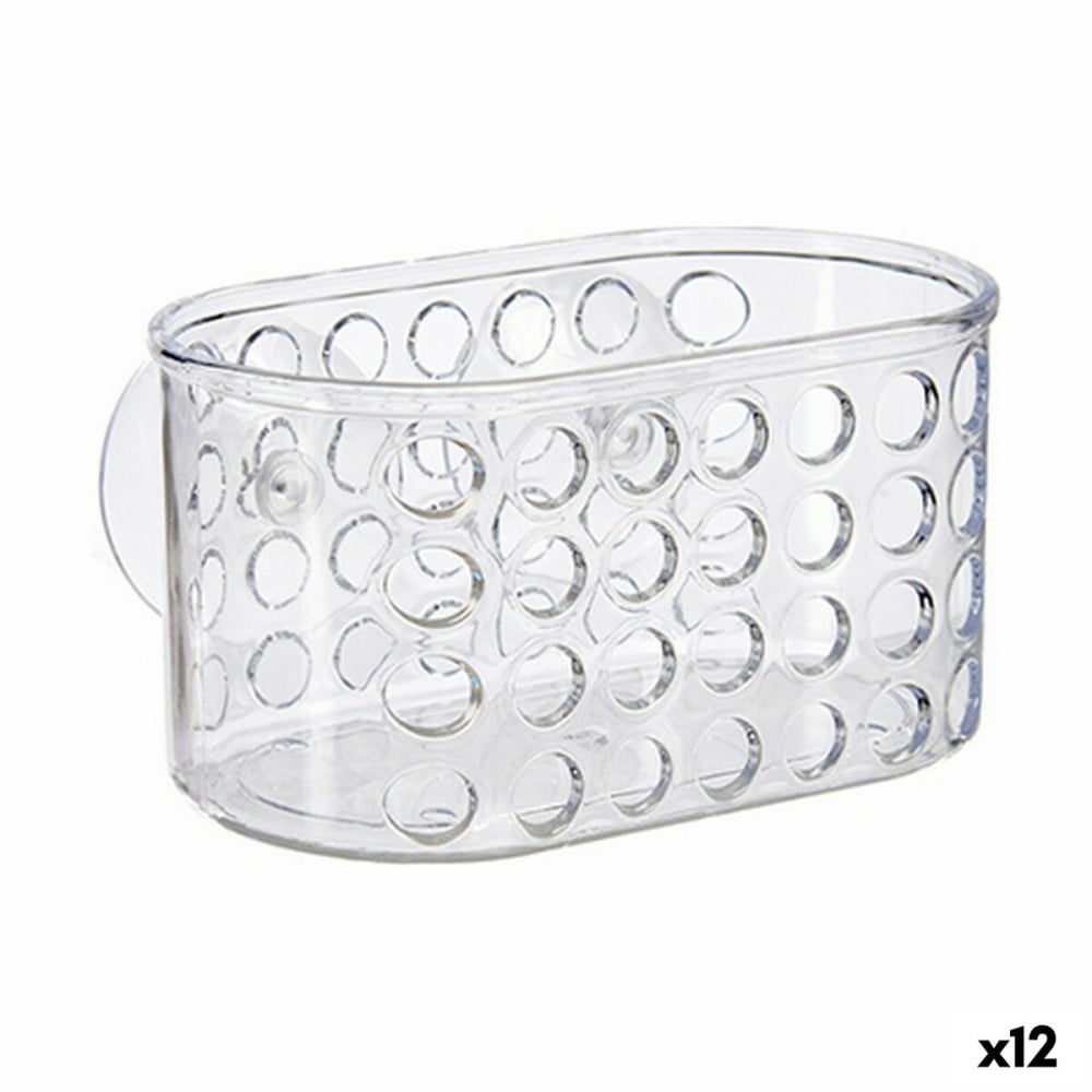 Badewannen-Organizer Halterung Berilo CB25262A Durchsichtig PVC polystyrol 15,8 x 8,5 x 8 cm (12 Stück)