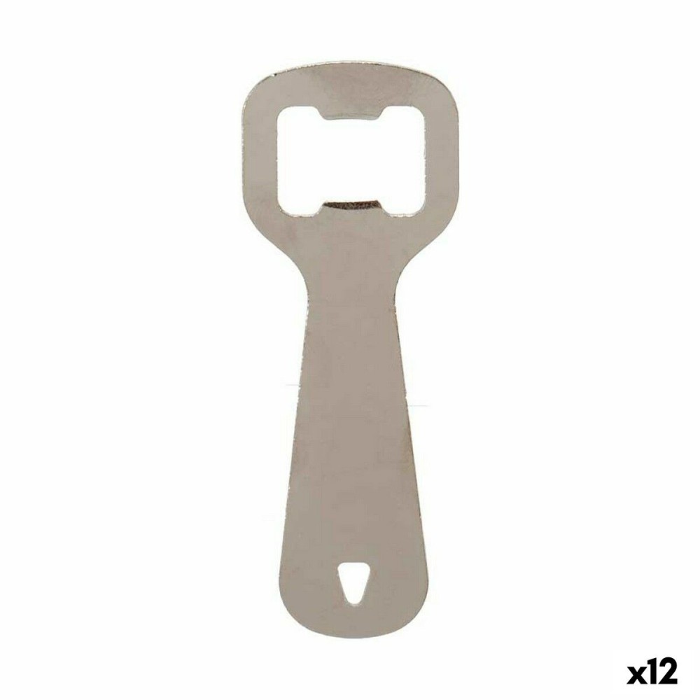 Bottle opener Kinvara 04325-1 04325-1 Silver Stainless steel 11 x 4 x 0,5 cm 11 x 18,5 x 0,05 cm (12 Units)