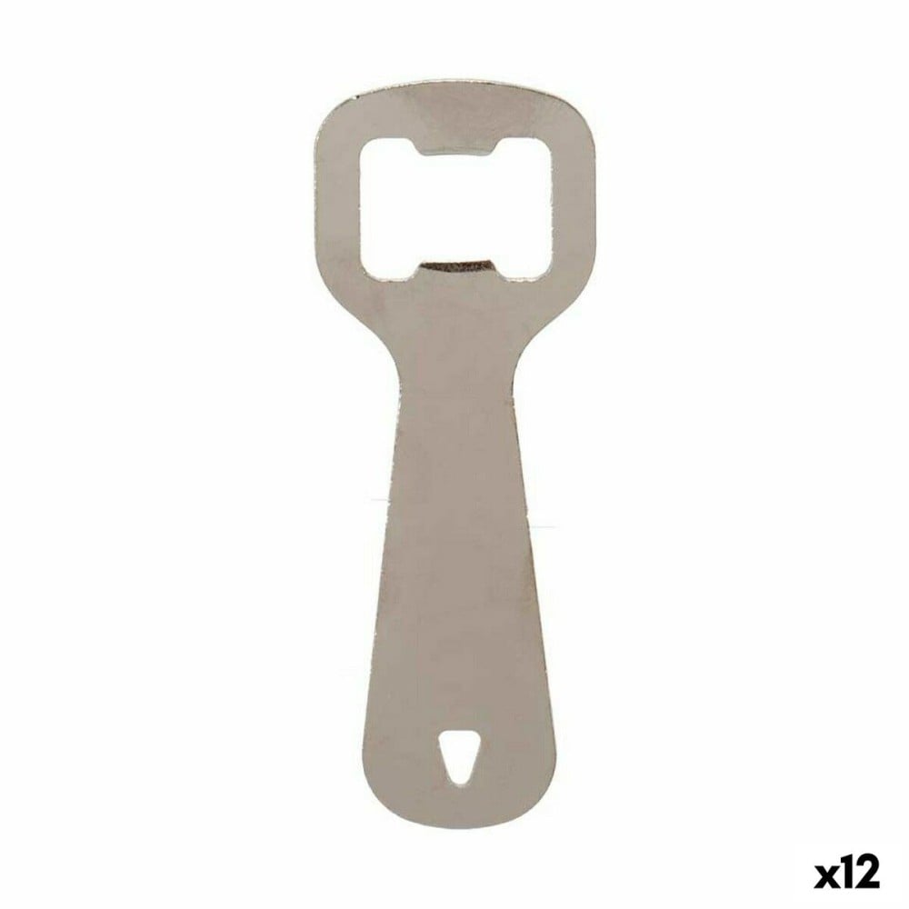 Ouvre-bouteille Kinvara 04325-1 04325-1 Argenté Argent Acier inoxydable 11 x 4 x 0,5 cm 11 x 18,5 x 0,05 cm (12 Unités)