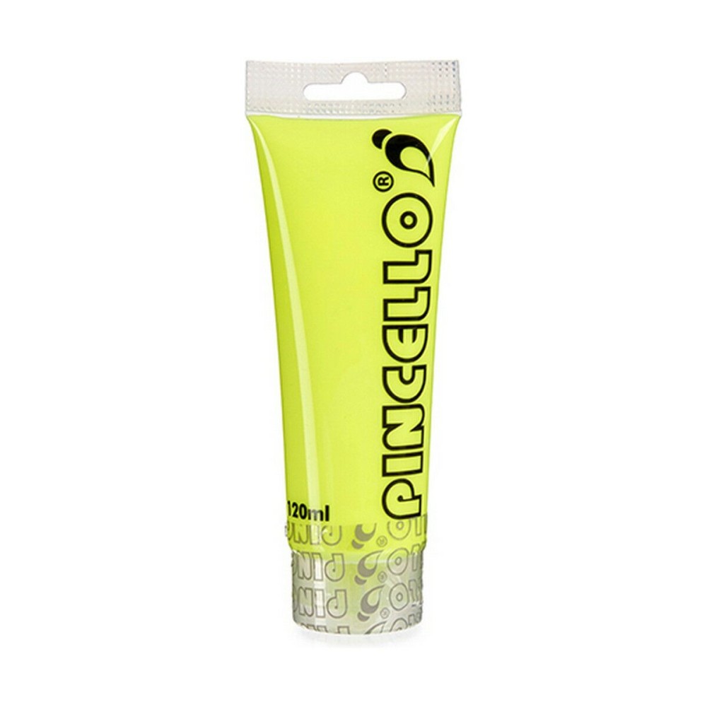 Peinture acrylique Pincello AC120N-1 Neon Jaune 120 ml (12 Unités)