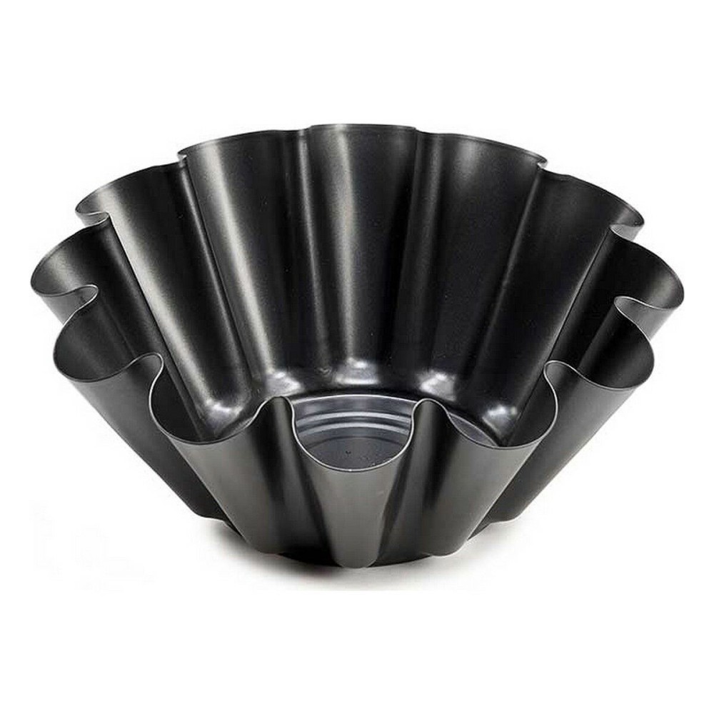Moule à flan Kinvara 83009 Gris foncé Acier 23 x 8,2 x 23 cm (12 Unités)