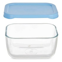 Lunchbox Pasabahce 1113314-53733 Snow Blau Durchsichtig Glas Polyäthylen 420 ml (12 Stück)