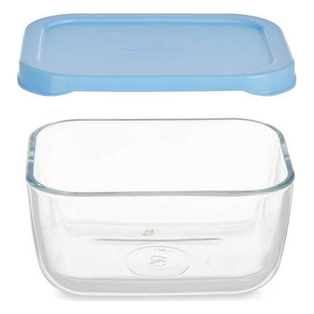 Lunchbox Pasabahce 1113314-53733 Snow Blau Durchsichtig Glas Polyäthylen 420 ml (12 Stück)