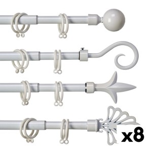 Curtain Bar Gift Decor A19020-030-050-040 A19020-030-050-040 Extendable 170 - 320 cm (8 Units)