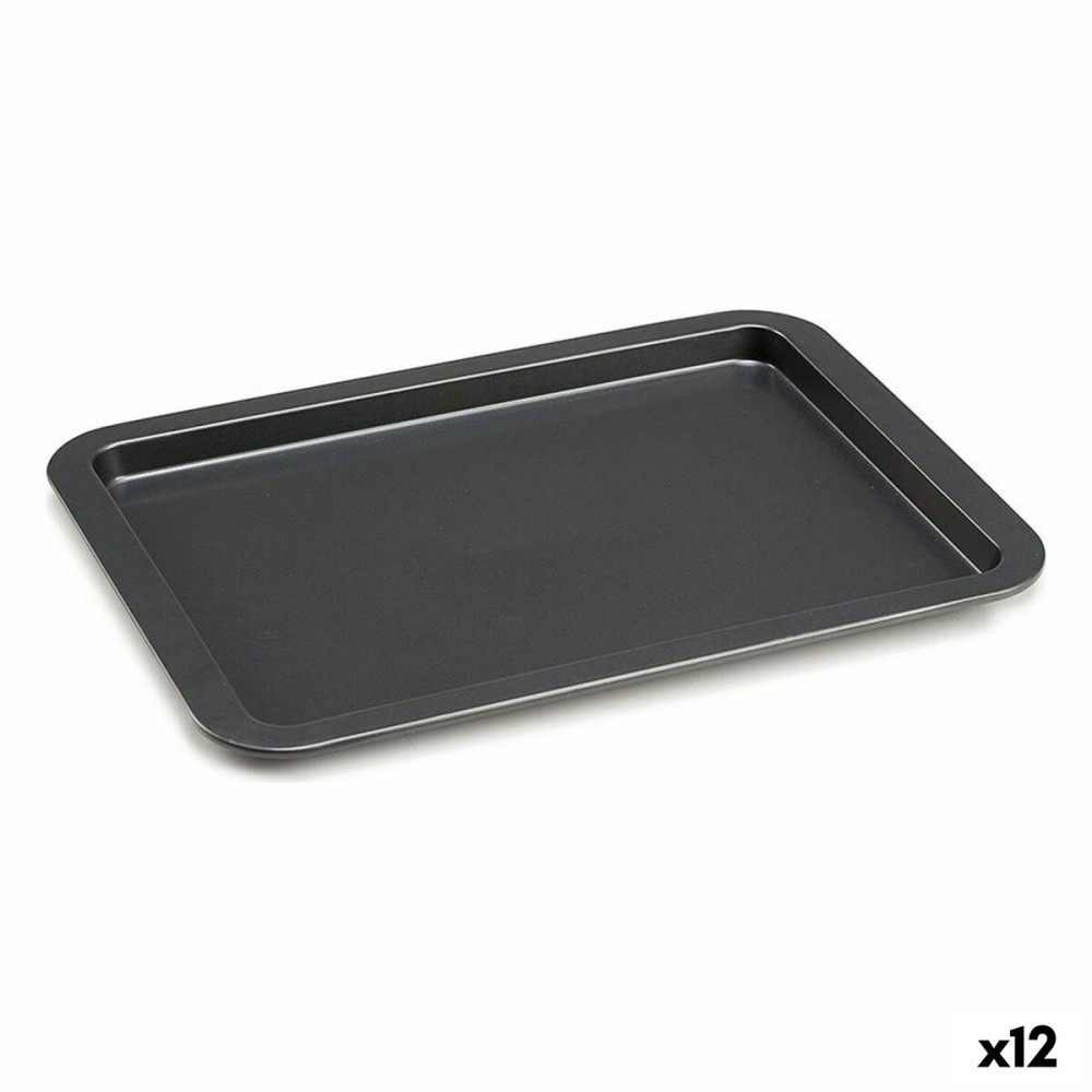 Ofenpfanne Kinvara CK56483-49 CK56483-49 Grau Metall 48 x 3 x 33,5 cm (12 Stück)
