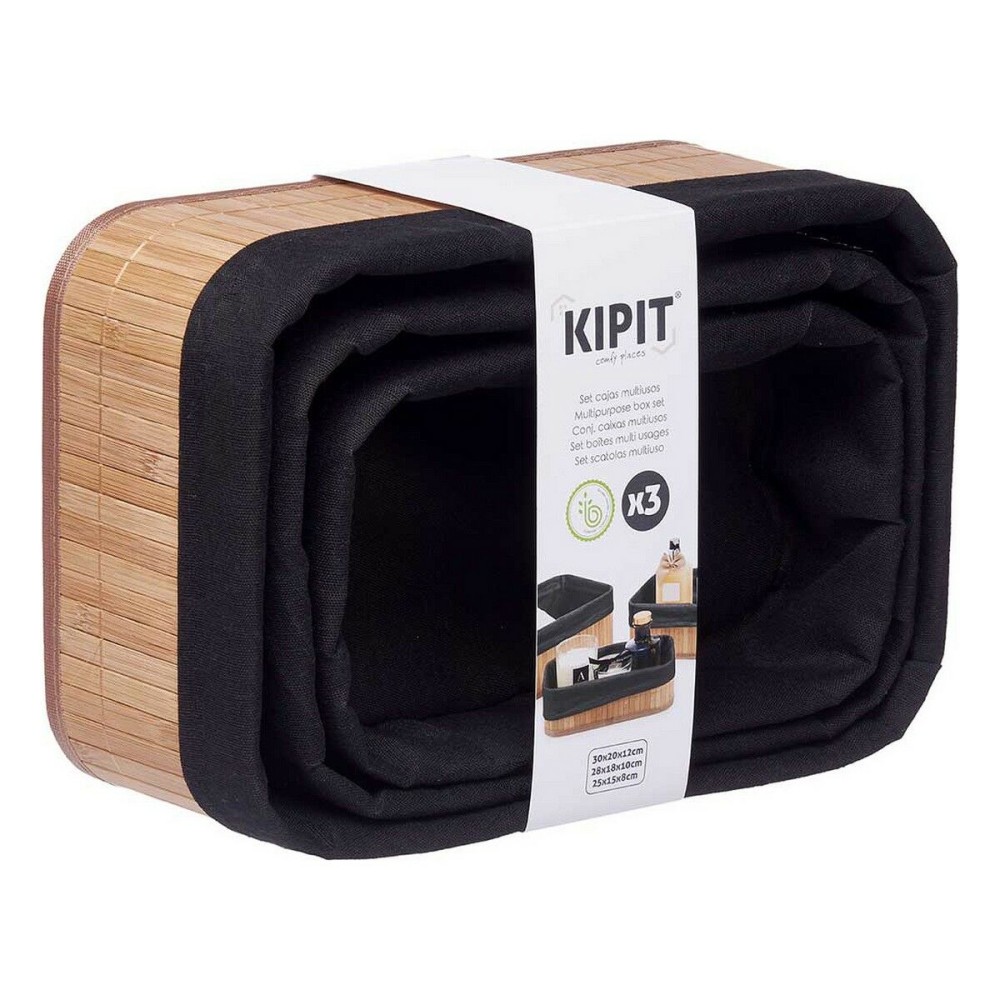 Organisers Berilo BA1317-438 BA1317-438 Polyester Cotton Bamboo Viscose 31 x 12 x 21 cm Set