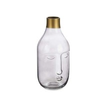 Vase Gift Decor VGY1125S-S VGY1125S-S Grau Glas Gesicht 11 x 24,5 x 12 cm (6 Stück)