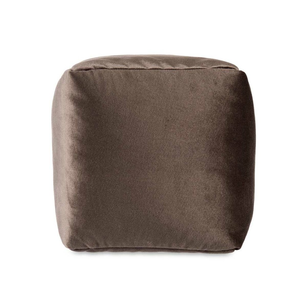Pouf Gift Decor QUADRADO-CINZA QUADRADO-CINZA Gris polystyrène Velours (4 Unités)
