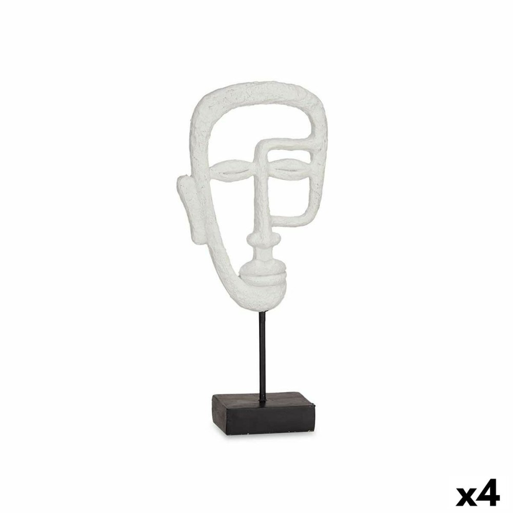 Decorative Figure Gift Decor YZ211912 YZ211912 White Face 19,5 x 38 x 10,5 cm (4 Units)