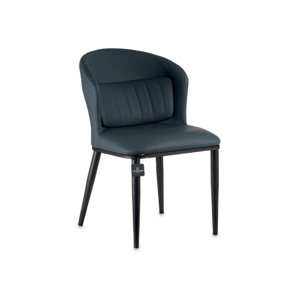 Armchair Gift Decor 1A 1A Blue Black 51 x 83,5 x 54 cm Circular (2 Units)