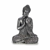 Decorative Figure Gift Decor XS19702-B XS19702-B Silver Buddha Sitting 22 x 33 x 18 cm (4 Units)