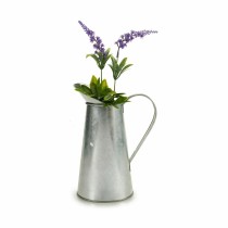 Plant pot Ibergarden J60700-B J60700-B Silver Zinc Pattern Milk jug 17 x 21,5 x 11,3 cm (24 Units)