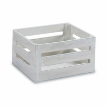 Decorative box Gift Decor 4611H-WHI 4611H-WHI White Wood (60 Units)